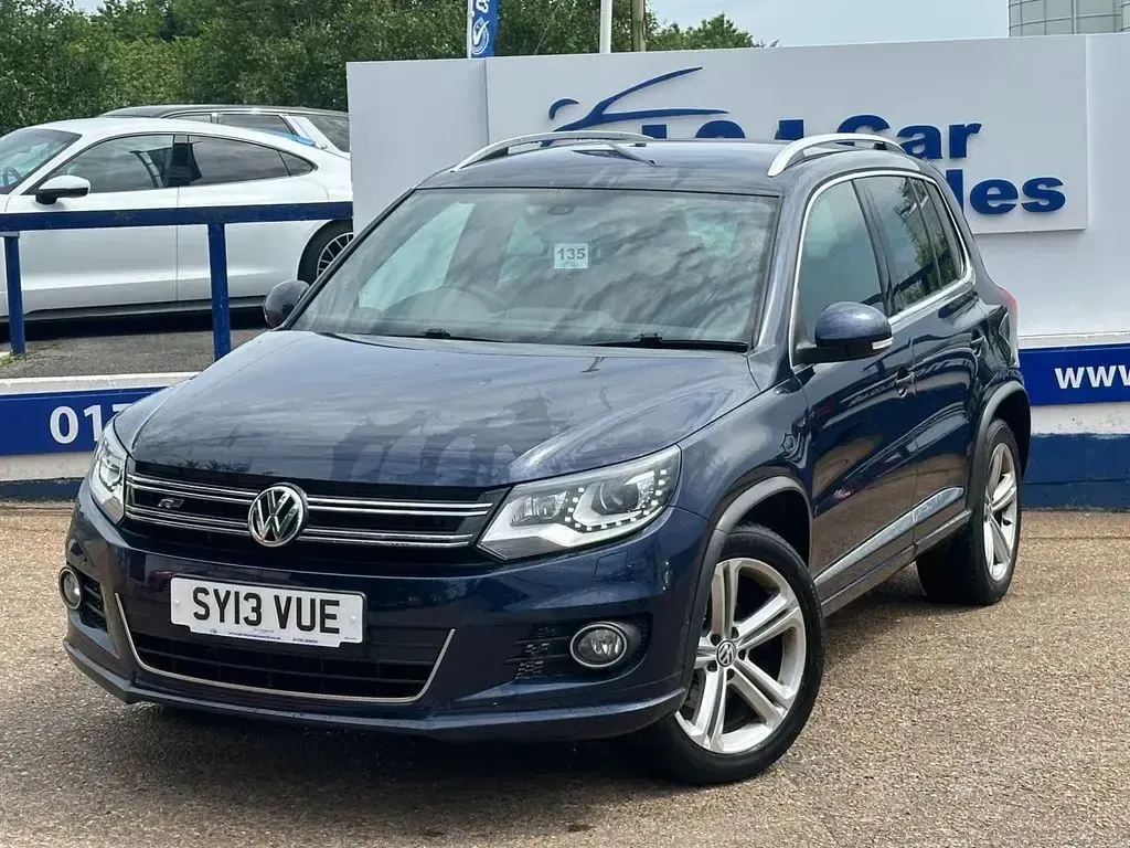 Used VW Tiguan R-line 177 HP (130 kW) 2013 Blue SUV