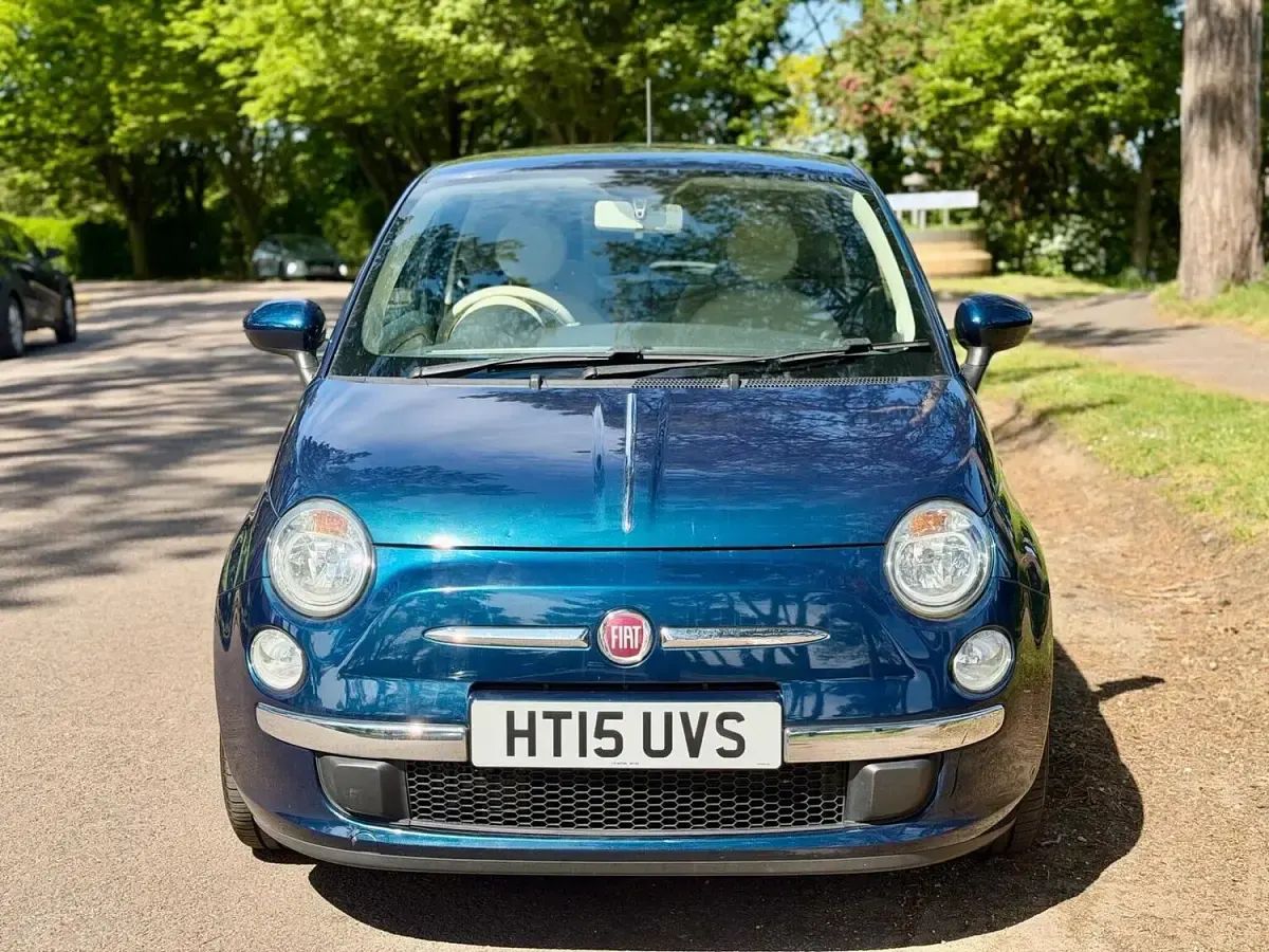 Used Fiat 500 Pop Star 2015 Blue Hatchback