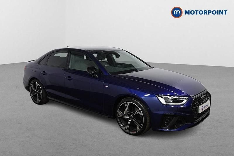 Blue Used 2023 Audi A4 Black Edition Sedan | £26,099 (Fair price) - Image 1/4