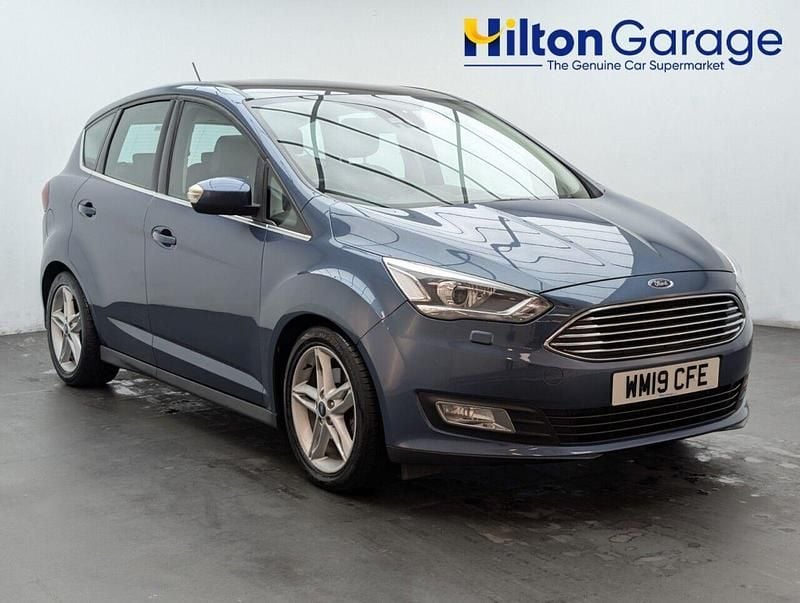 Blue Used 2019 Ford C-MAX Titanium X MPV | £10,550 (Fair price) - Image 1/4