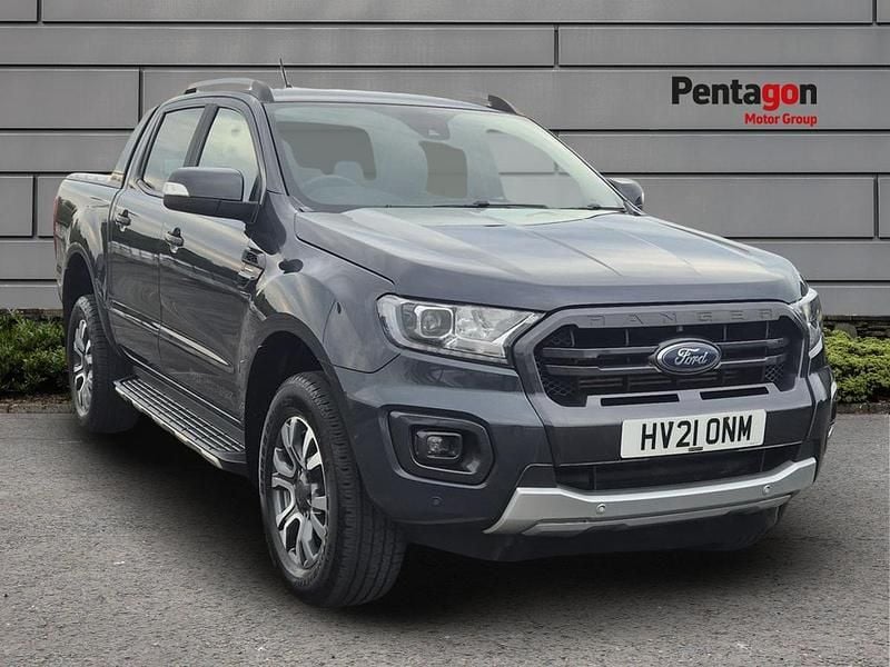 Grey Used 2021 Ford Ranger Wildtrack Pickup | £17,990 (Good price) - Image 1/4