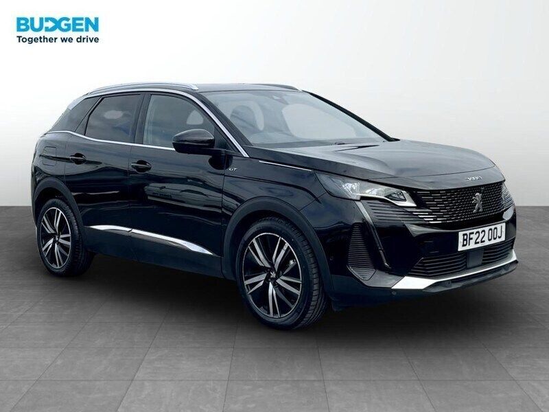 Black Used 2022 Peugeot 3008 Premium Hatchback | £17,900 (Good price) - Image 1/4