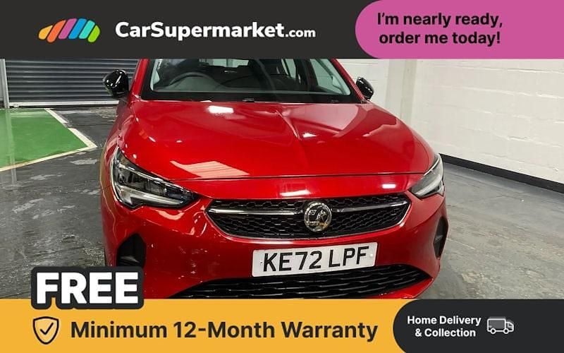 Used Vauxhall Corsa Design Edition 75 HP (55 kW) 2023 Red Hatchback