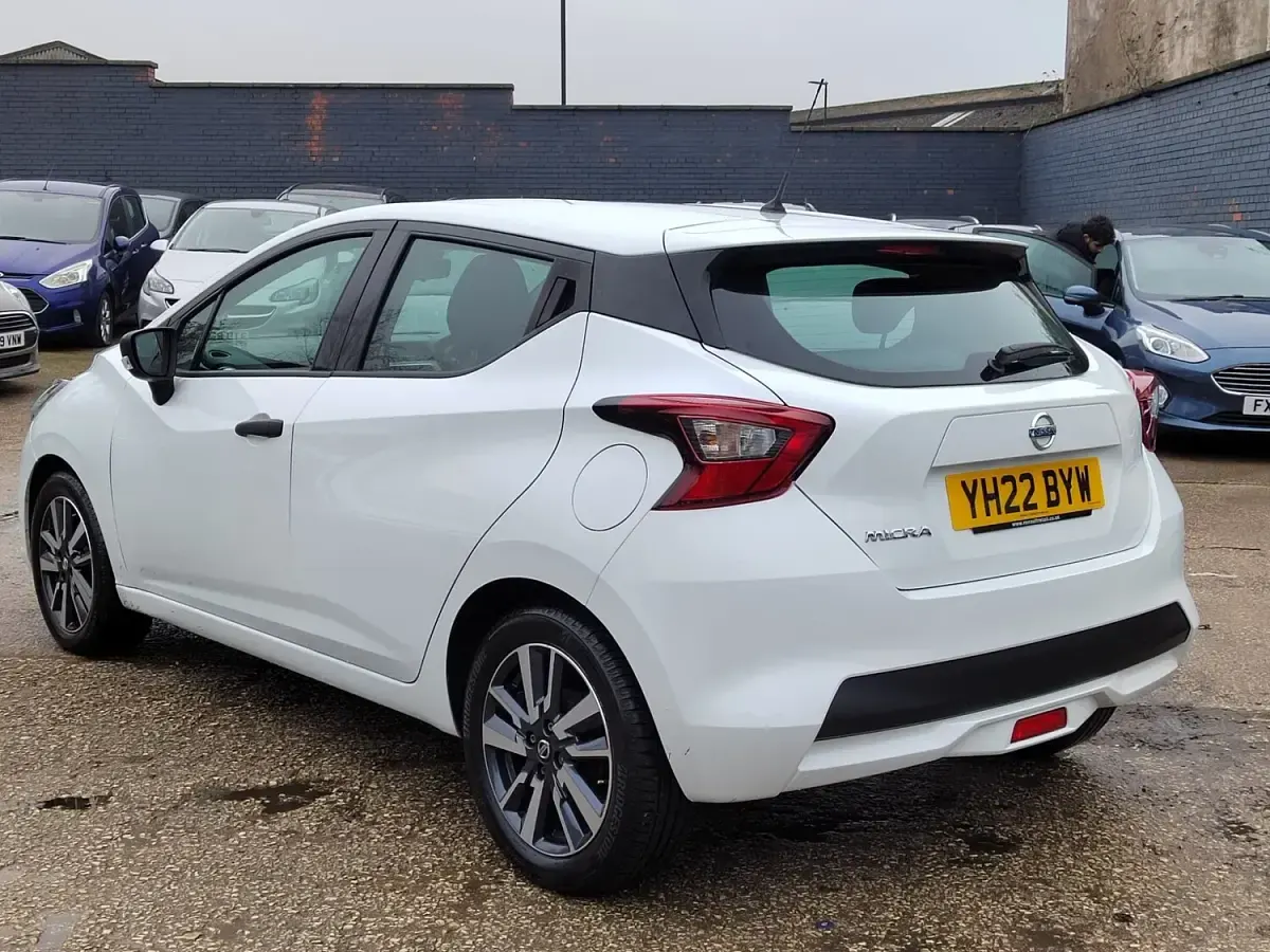 Used Nissan Micra Visia 91 HP (66 kW) 2022 White Hatchback