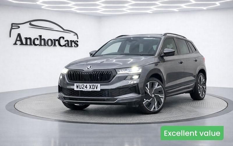 Used Skoda Karoq SportLine 150 HP (110 kW) 2024 Grey SUV