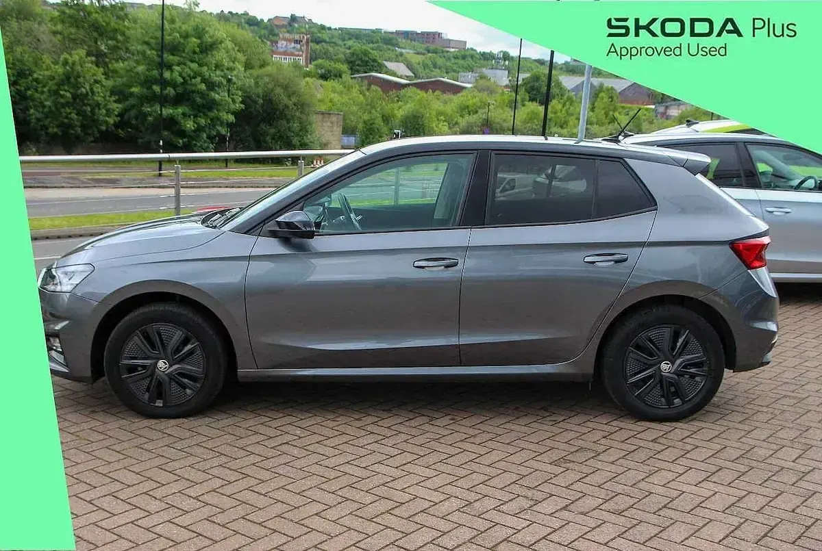 Used Skoda Fabia Colour Edition 94 HP (69 kW) 2022 Graphite grey metallic black magic pearl effect Hatchback