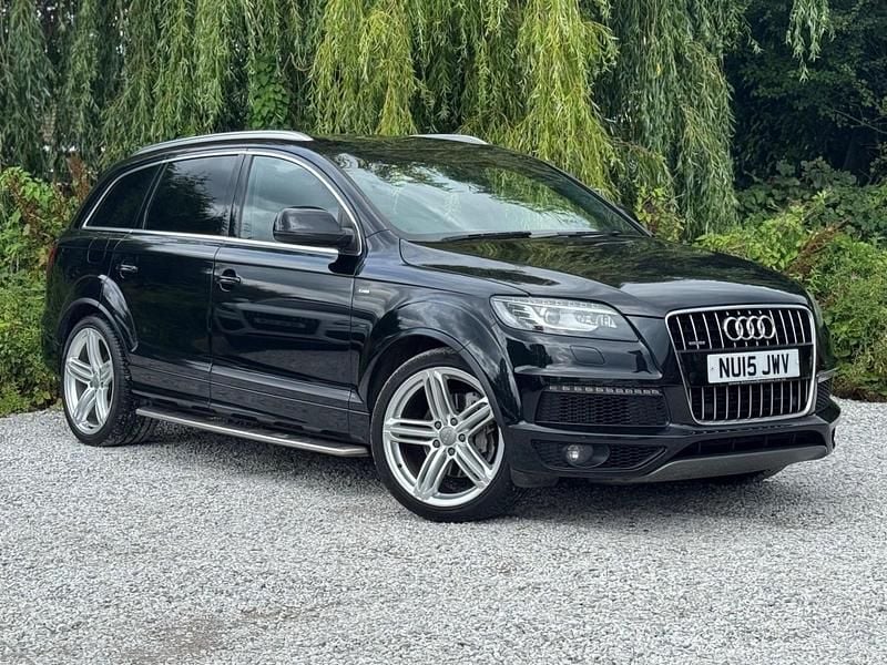 Black Used 2015 Audi Q7 S-line plus SUV | £12,478 (Super price) - Image 1/4