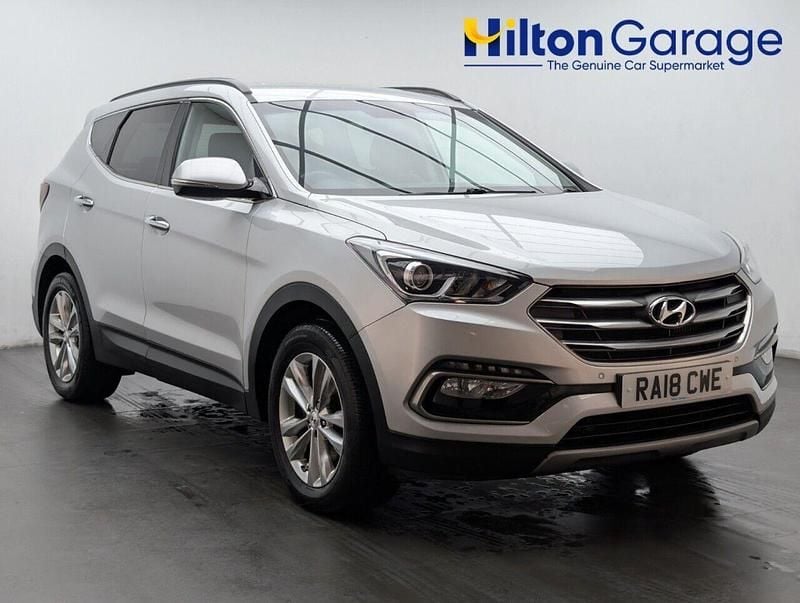 Silver Used 2018 Hyundai Santa Fe Premium SUV | £17,150 (Super price) - Image 1/4