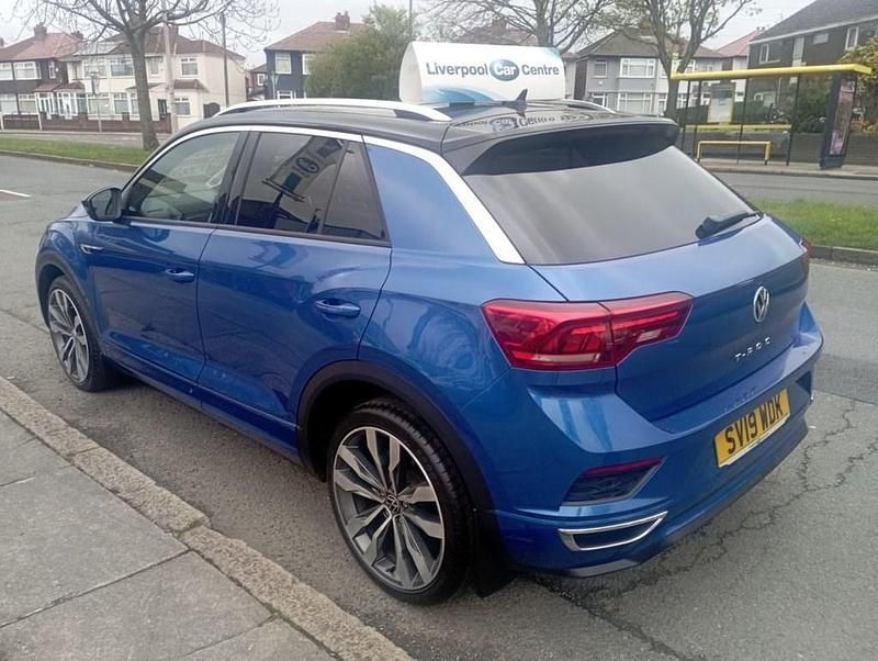 Used VW T-Roc R-line 150 HP (110 kW) 2019 Blue SUV