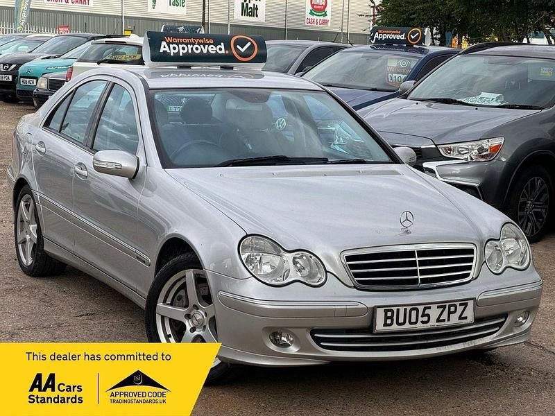Silver Used 2005 Mercedes C180 Avantgarde Sedan | £2,775 (Fair price) - Image 1/3