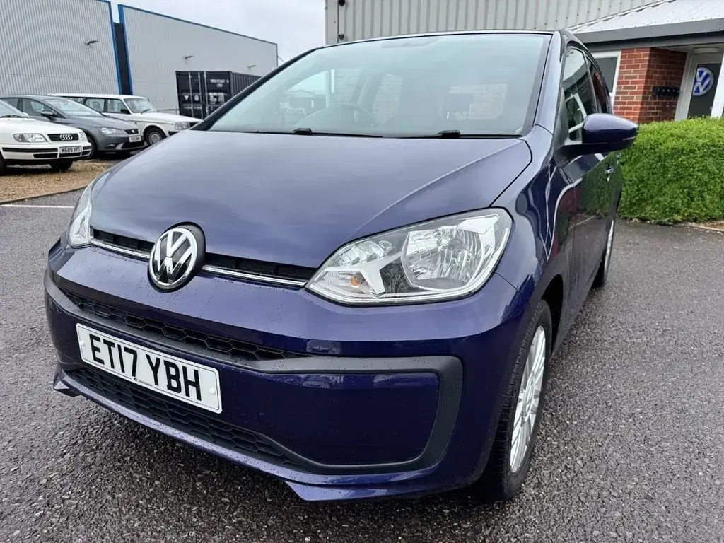Used VW up! move up! 60 HP (44 kW) 2017 Blue Hatchback
