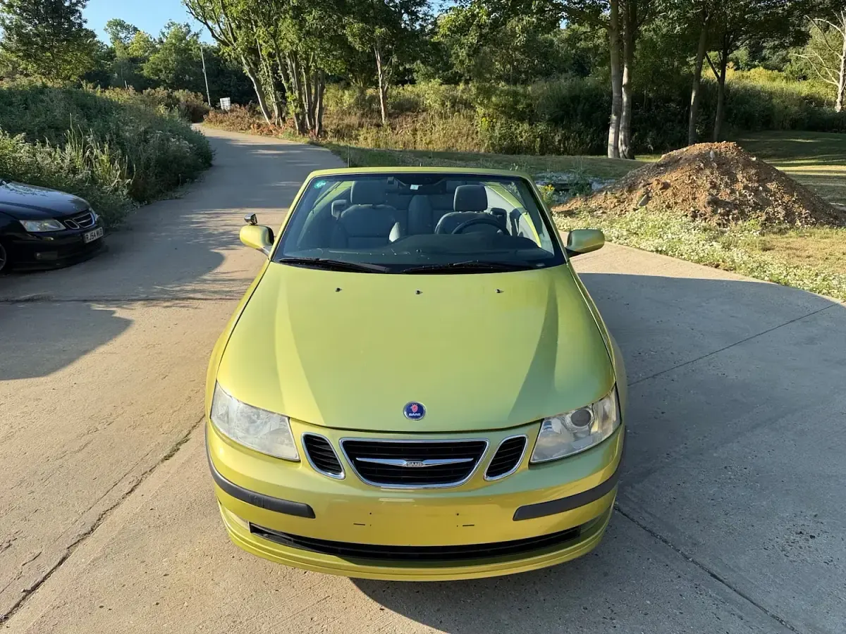 Used Saab 9-3 Vector 147 HP (108 kW) 2006 Yellow Cabriolet