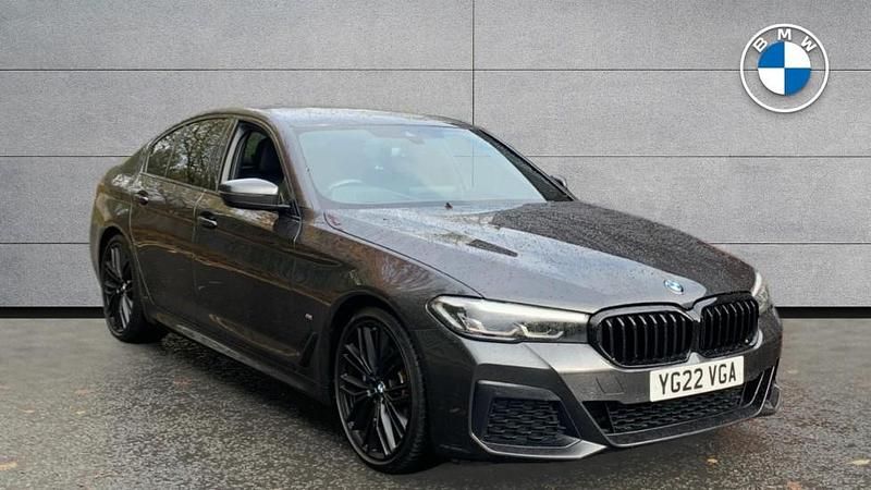 Grey Used 2022 BMW 520 M Sport | £31,490 (A bit pricey) - Image 1/4