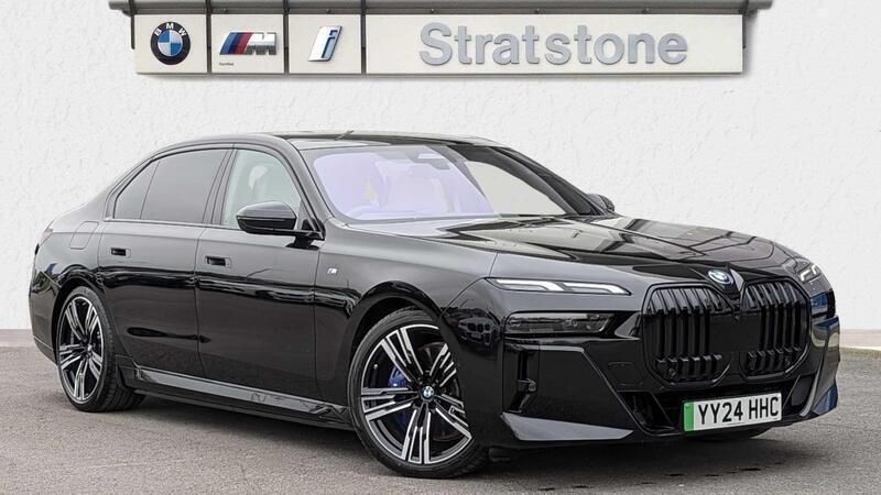 Black Used 2024 BMW i7 M Sport Sedan | £75,499 (Super price) - Image 1/4