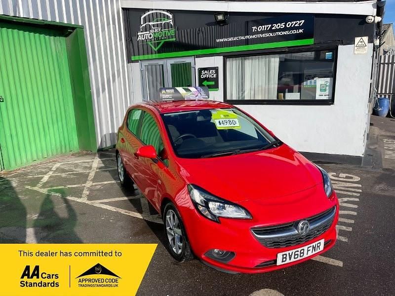 Used Vauxhall Corsa 75 HP (55 kW) 2018 Red Hatchback