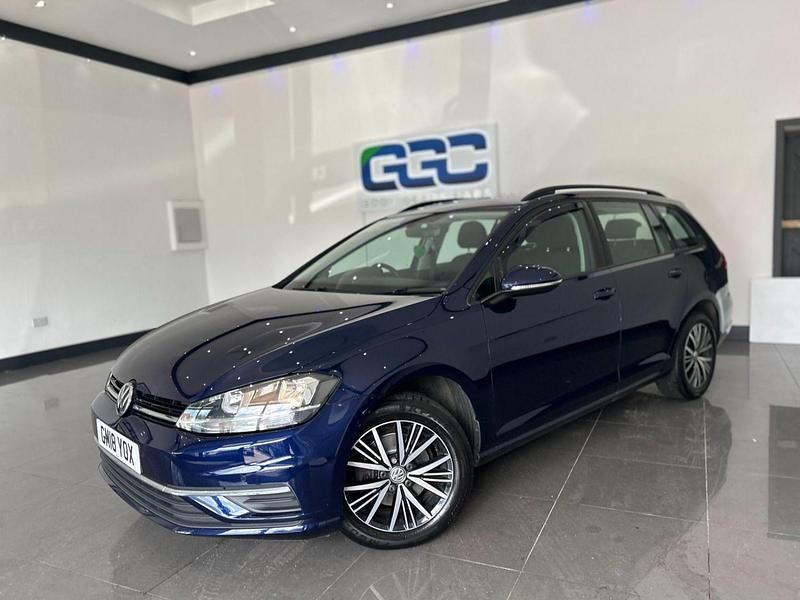 Blue Used 2018 VW Golf VII SE Estate | £9,195 (Good price) - Image 1/3