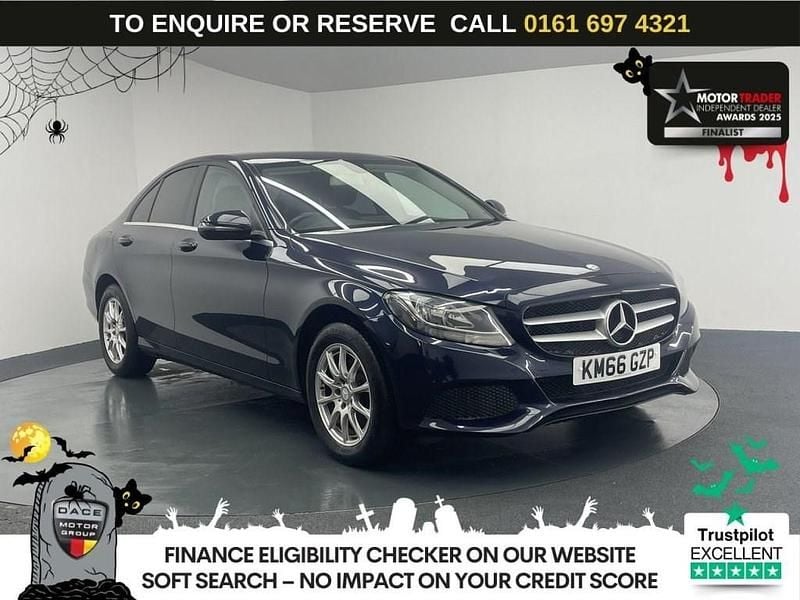 Blue Used 2017 Mercedes C200 SE Sedan | £9,940 (Good price) - Image 1/3