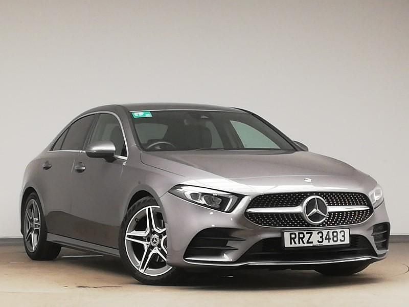 Grey Used 2020 Mercedes A200 AMG line Sedan | £17,498 (Fair price) - Image 1/4