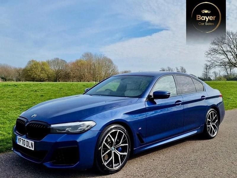 Used BMW 520 M Sport 2020 Blue Sedan