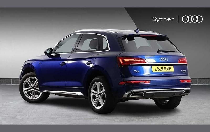 Used Audi Q5 S-Line 261 HP (191 kW) 2021 Blue SUV
