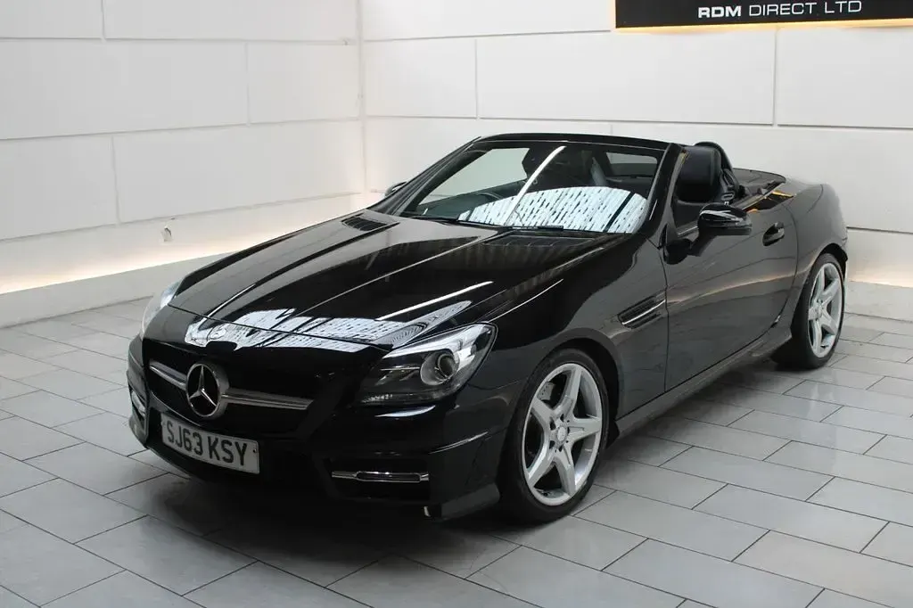Used Mercedes SLK200 AMG 184 HP (135 kW) 2013 Black Cabriolet