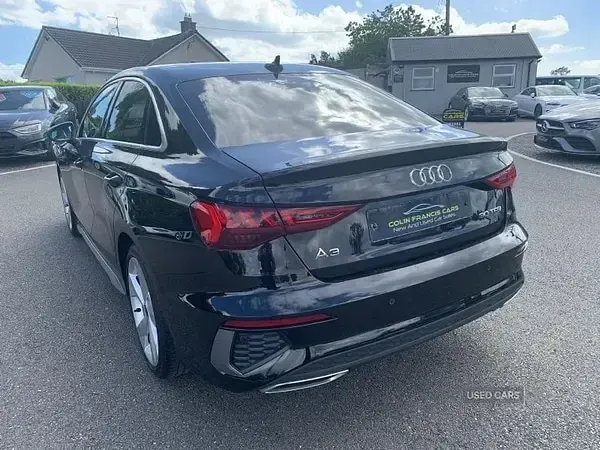 Used Audi A3 S-Line 110 HP (80 kW) 2022 Black Sedan