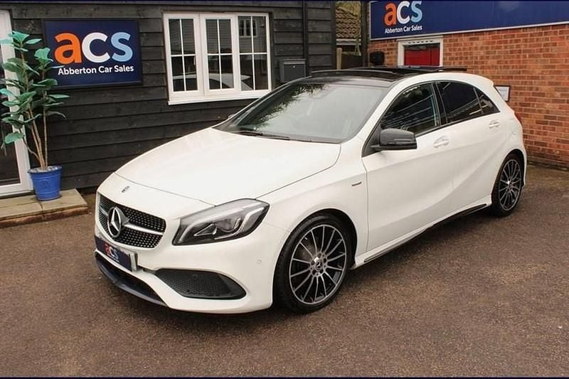 Used Mercedes A220 Premium Plus 2017 White Hatchback