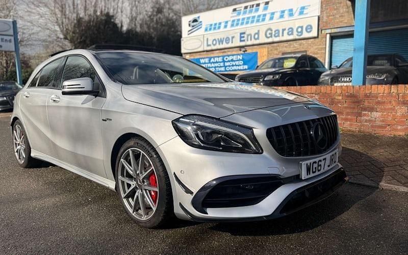 Used Mercedes A45 AMG Premium 381 HP (280 kW) 2017 Silver Hatchback