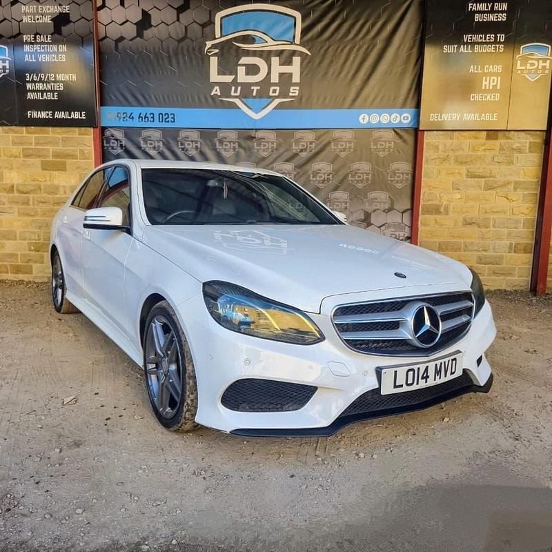White Used 2014 Mercedes E350 AMG Sedan | £7,845 (Fair price) - Image 1/4