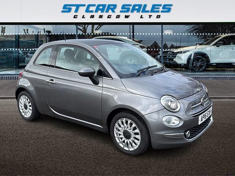 Used Fiat 500 Lounge 95 HP (69 kW) 2016 Grey Hatchback