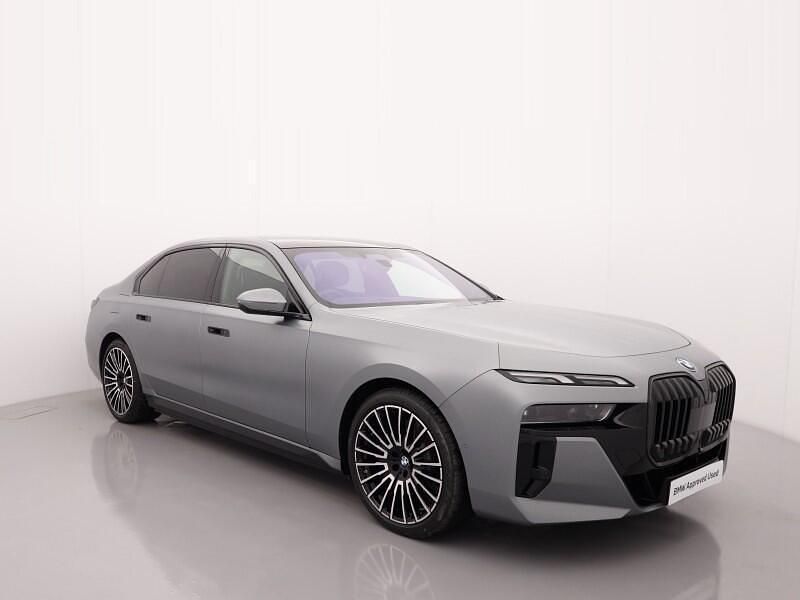 Grey Used 2025 BMW i7 M Sport Sedan | £96,990 - Image 1/4