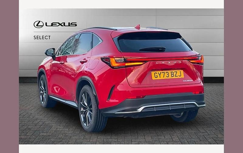 Used Lexus NX450h+ Sport Line 306 HP (225 kW) 2023 Fuji red SUV