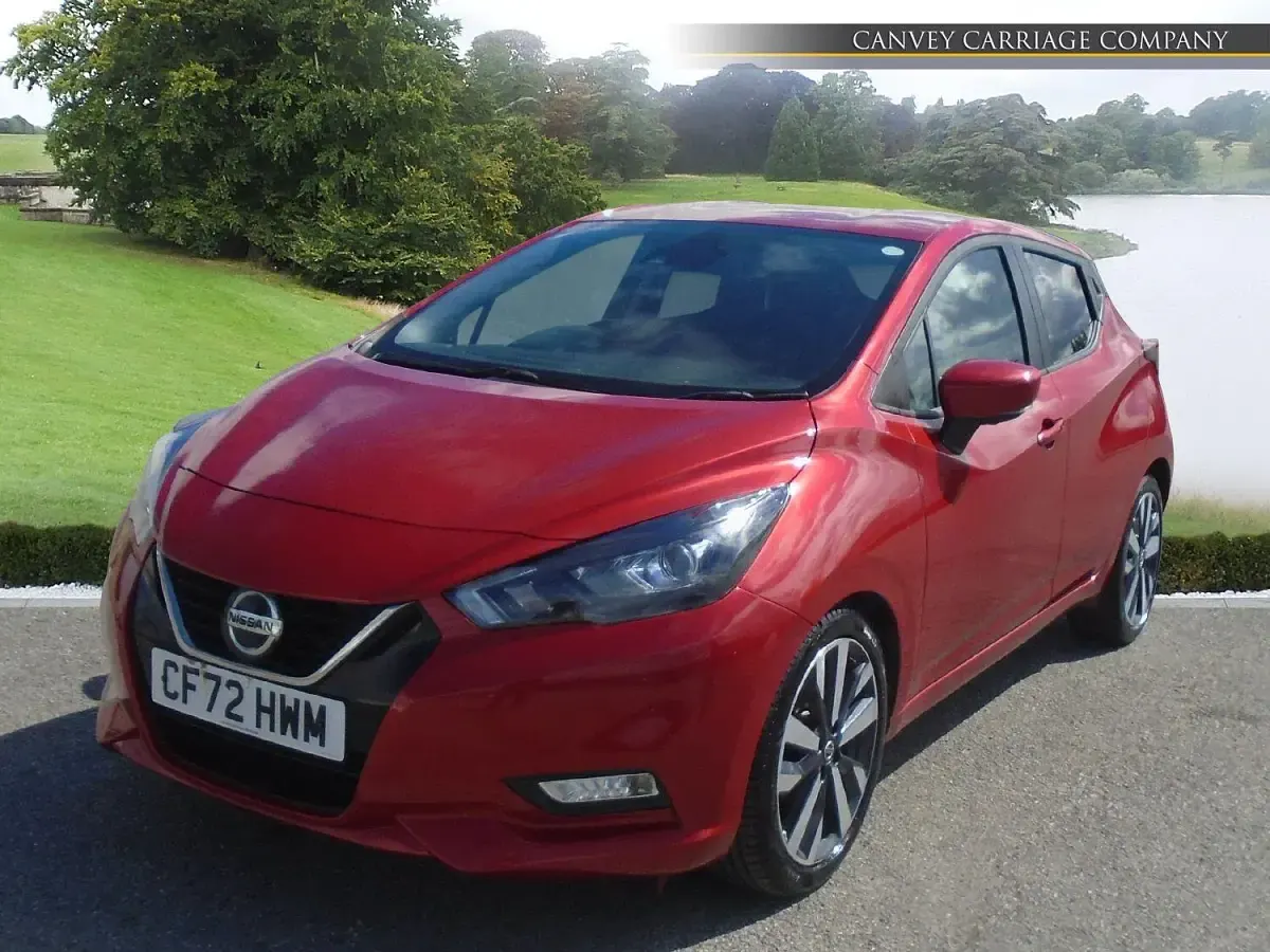 Used Nissan Micra Tekna 92 HP (67 kW) 2022 Red Hatchback