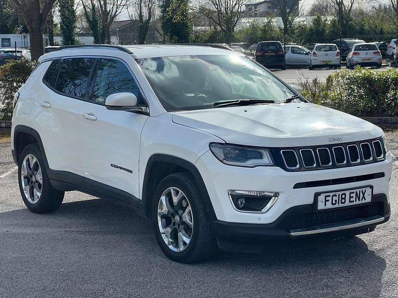White Used 2018 Jeep Compass Limited SUV | £7,990 (Good price) - Image 1/4