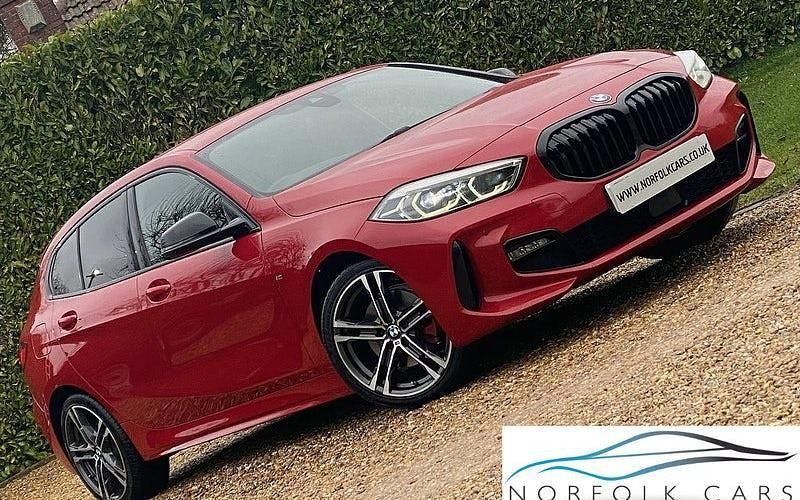 Used BMW 118 M Sport 140 HP (102 kW) 2020 Red Hatchback