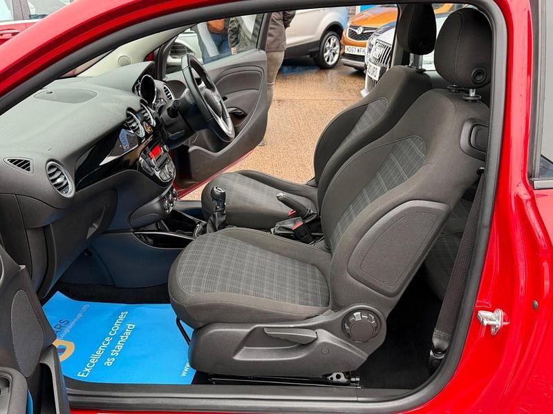 Used Vauxhall Adam Glam 70 HP (51 kW) 2014 Red Hatchback