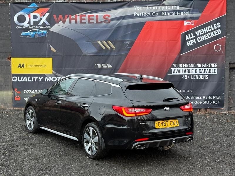Used Kia Optima GT-Line S 139 HP (102 kW) 2017 Black Estate