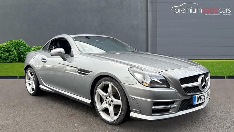 Silver Used 2014 Mercedes SLK200 AMG Cabriolet | £8,249 (Fair price) - Image 1/4