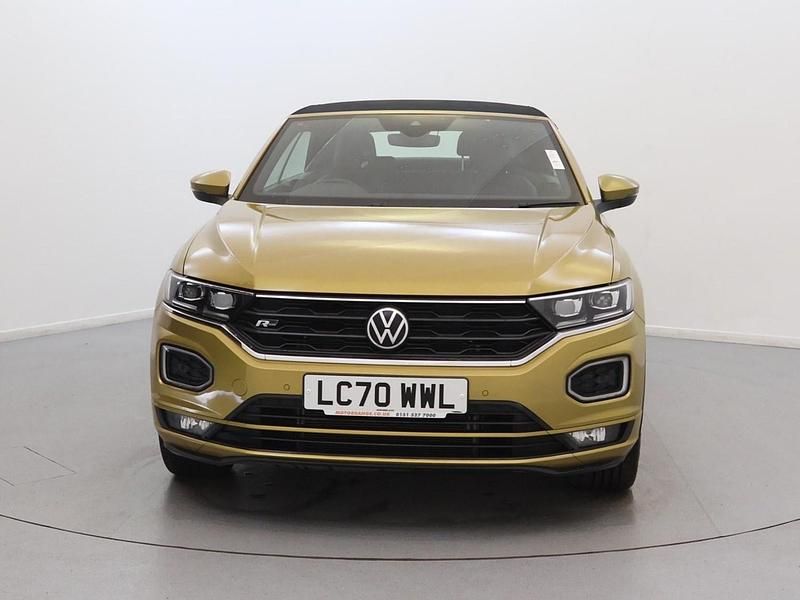 Used VW T-Roc Cabriolet R-line 150 HP (110 kW) 2020 Yellow Cabriolet