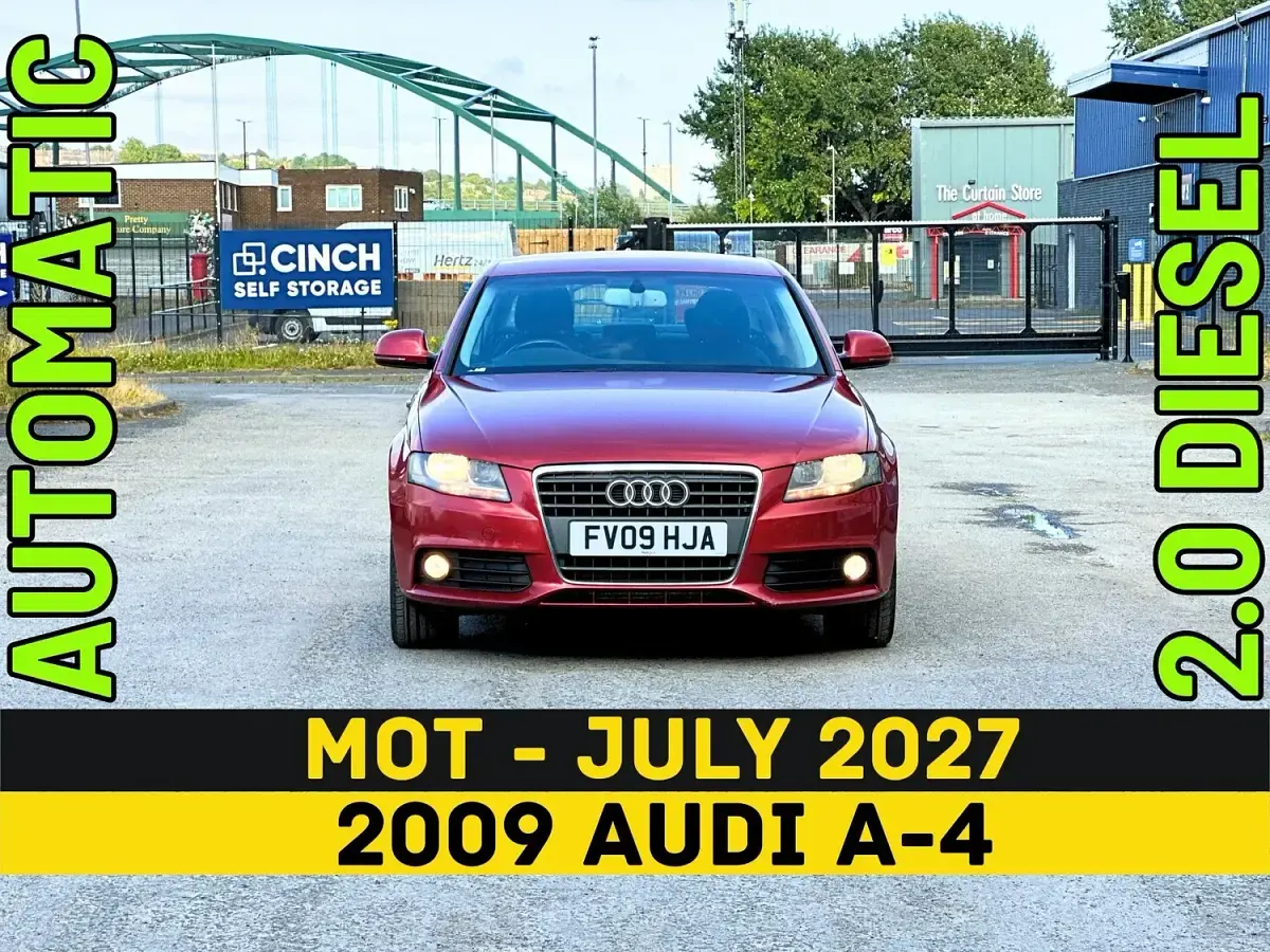 Used Audi A4 Comfort 143 HP (105 kW) 2009 Red Sedan
