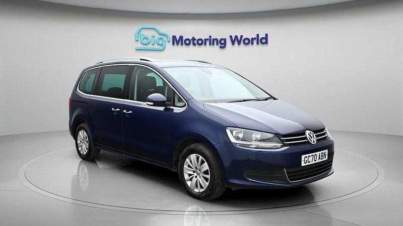 Used VW Sharan SE 150 HP (110 kW) 2021 Blue MPV