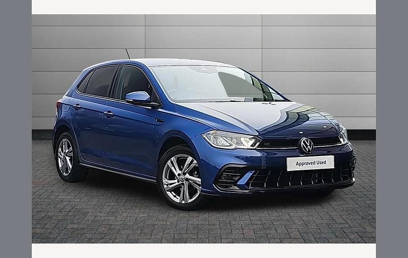 Used VW Polo R-line 95 HP (69 kW) 2023 Blue Hatchback