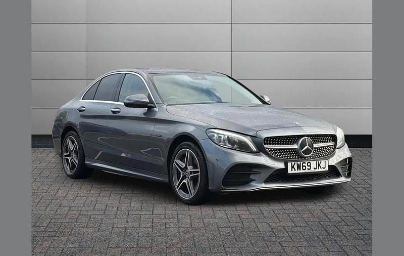 Used Mercedes C300e AMG line 311 HP (228 kW) 2020 Grey Sedan
