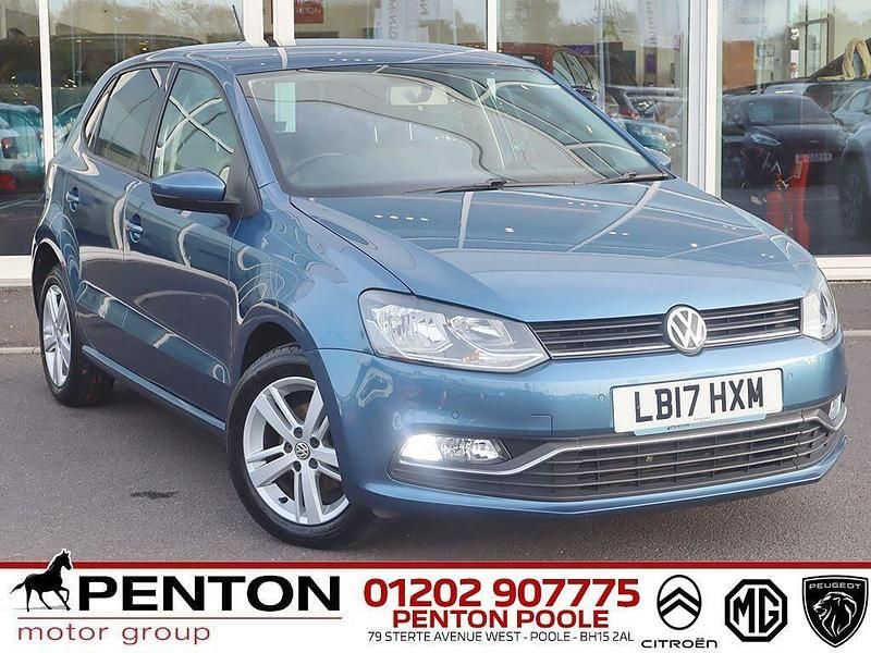 Blue Used 2017 VW Polo Match Hatchback | £9,990 (Good price) - Image 1/4