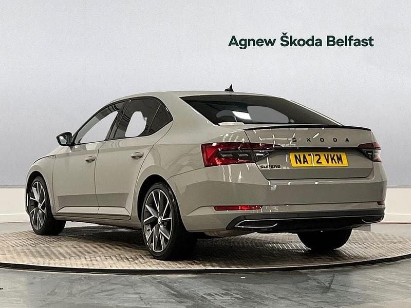 Used Skoda Superb SportlinePlus 147 HP (108 kW) 2022 Meteor grey Hatchback