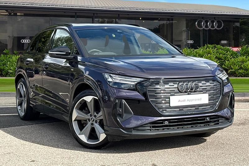 Mauve/purple Used 2024 Audi e-tron Black Edition SUV | £36,450 - Image 1/4