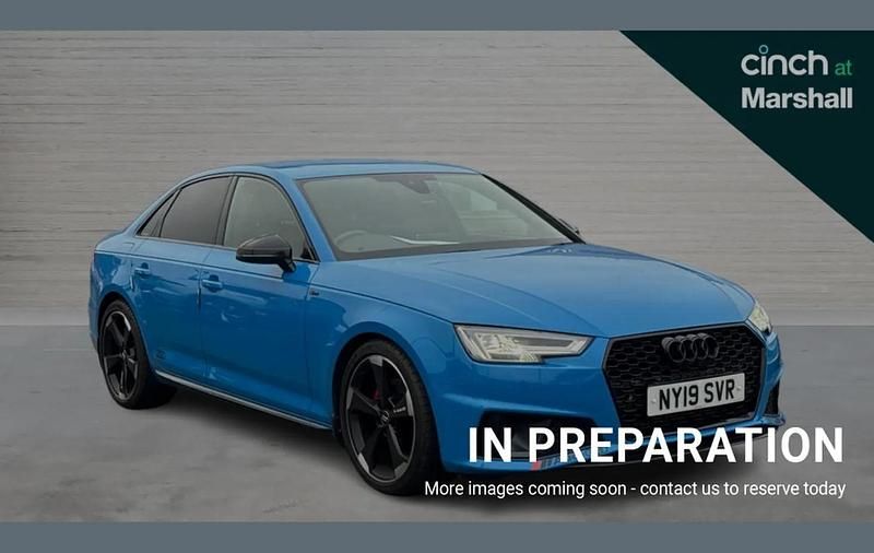 Blue Used 2019 Audi A4 Black Edition Sedan | £18,504 (Good price) - Image 1/4