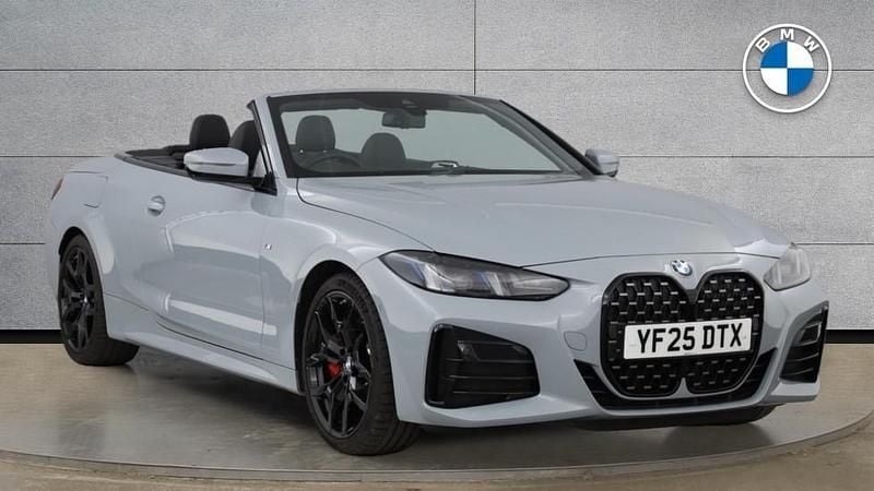 Grey Used 2025 BMW 420 M Sport Cabriolet | £47,990 (Expensive) - Image 1/4