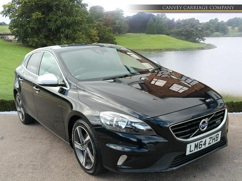 Black Used 2014 Volvo V40 R-Design Estate | £8,000 (Good price) - Image 1/4