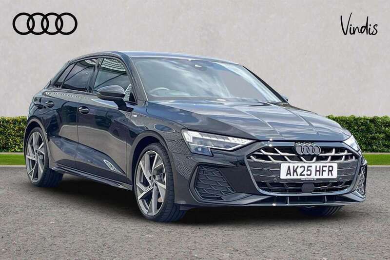 Black Used 2025 Audi A3 Black Edition Hatchback | £34,100 - Image 1/4